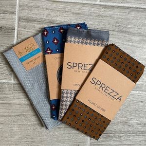 Pocket Squares, Set of 4